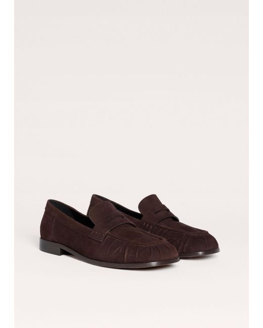 ME+EM White Soft Ruched Loafer