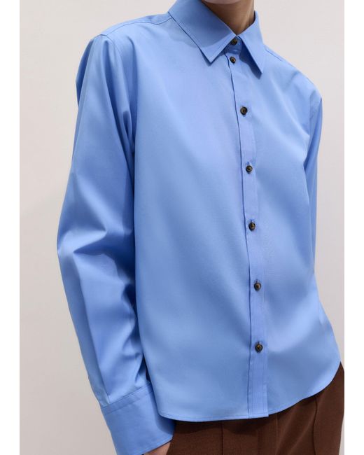 ME+EM Blue Perfectly Proportioned Shirt