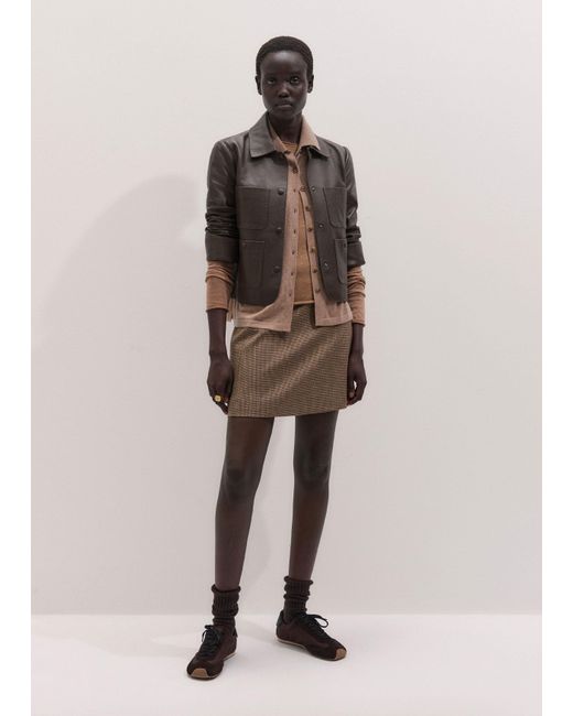 ME+EM Brown Asymmetric Runner