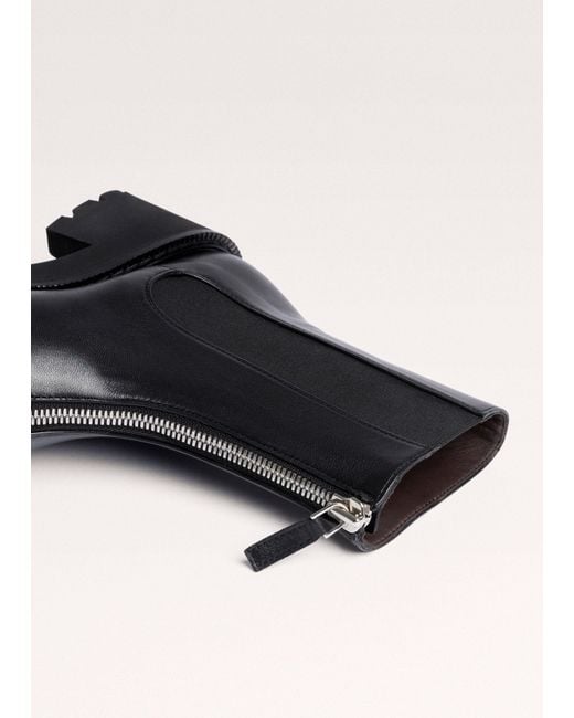 ME+EM Black Zip Front Boot
