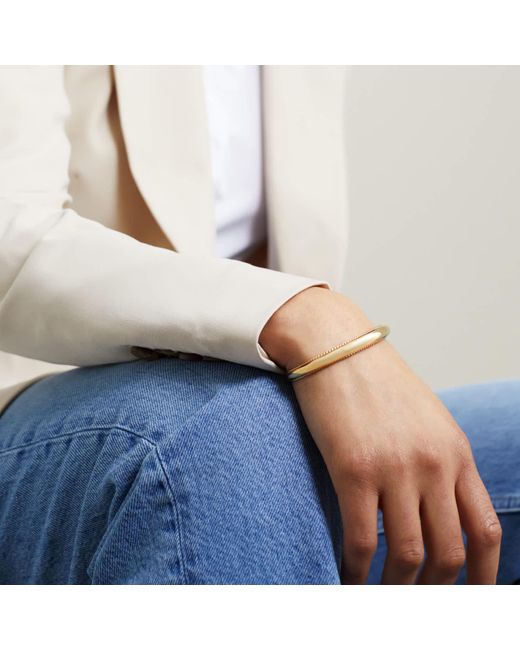 Mejuri Gold Vermeil Bracelets: Dome Cuff Bracelet