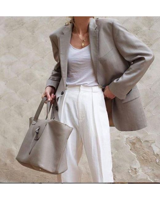 Women S Gray Thela Tote Bag Taupe