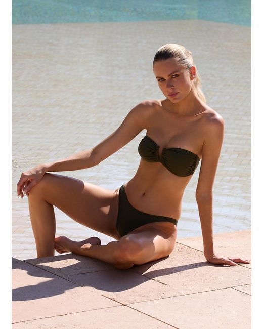 Melissa Odabash Green Alba Bikini Top