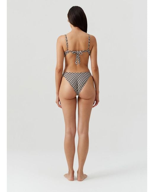Melissa Odabash Metallic Exclusive Noto Chain Bikini Top