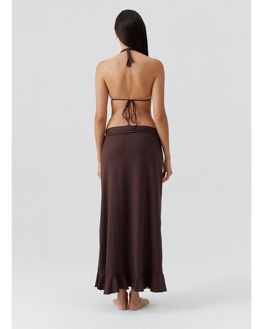 Melissa Odabash Purple Cassidy Skirt