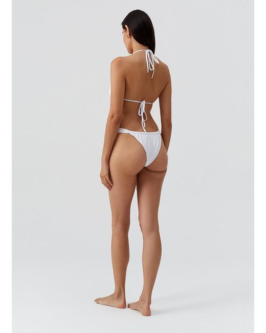 Melissa Odabash White Exclusive Corvo Bikini Bottom