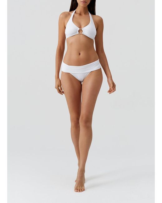 Melissa Odabash White Brussels Bikini Bottom
