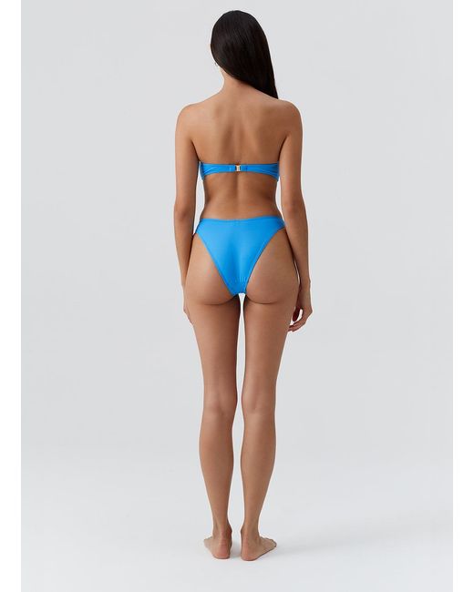 Melissa Odabash Blue Exclusive Noto Ocean Bikini Bottom