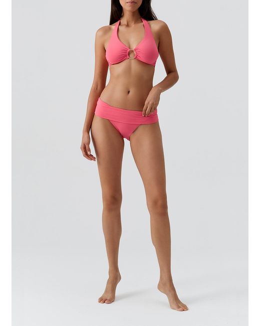 Melissa Odabash Pink Brussels Coral Bikini Bottom