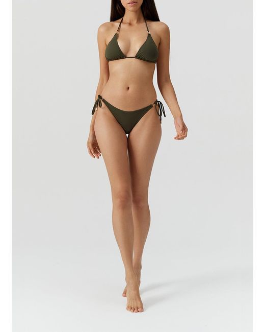 Melissa Odabash Green Exclusive Cancun Bikini Bottom