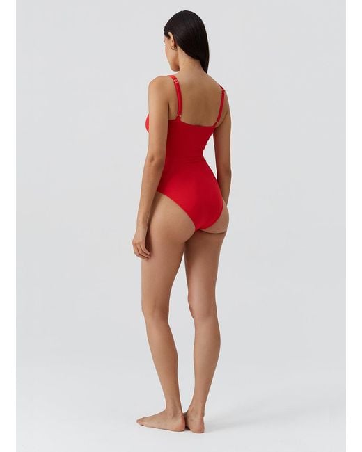 Melissa Odabash Red Abruzzo Swimsuit