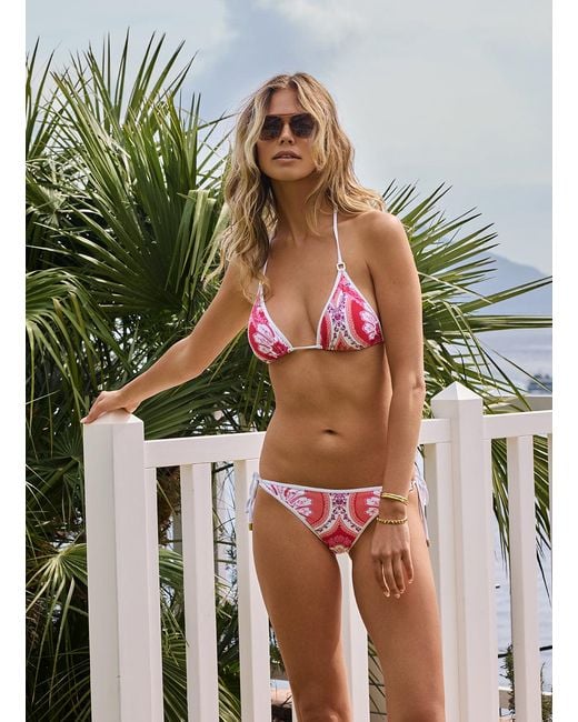 Melissa Odabash Pink Malta Ornate Bikini Bottom