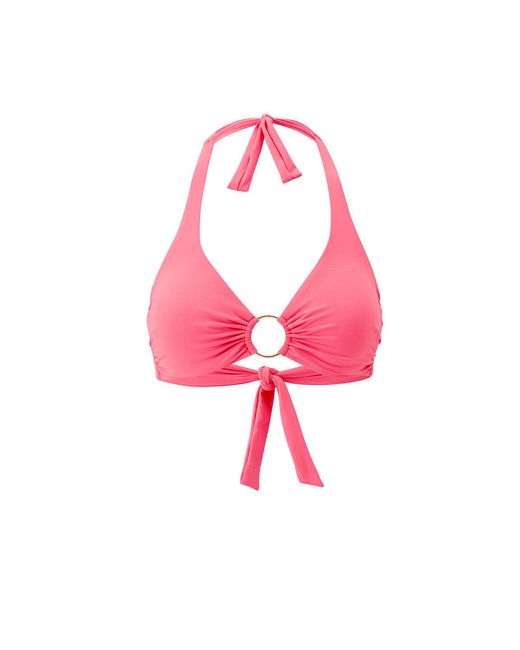 Melissa Odabash Pink Brussels Coral Bikini Top