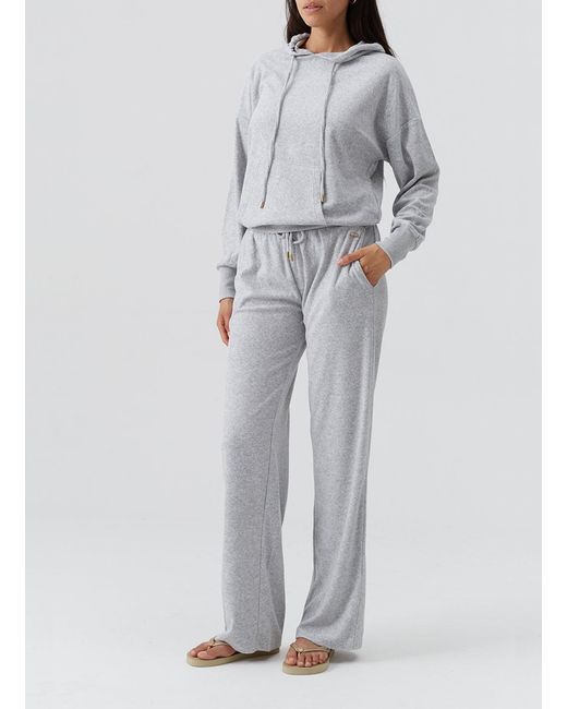 Melissa Odabash Gray Nora Hoodie
