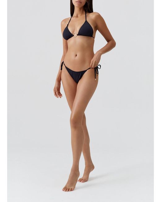 Melissa Odabash Black Miami Bikini Bottom