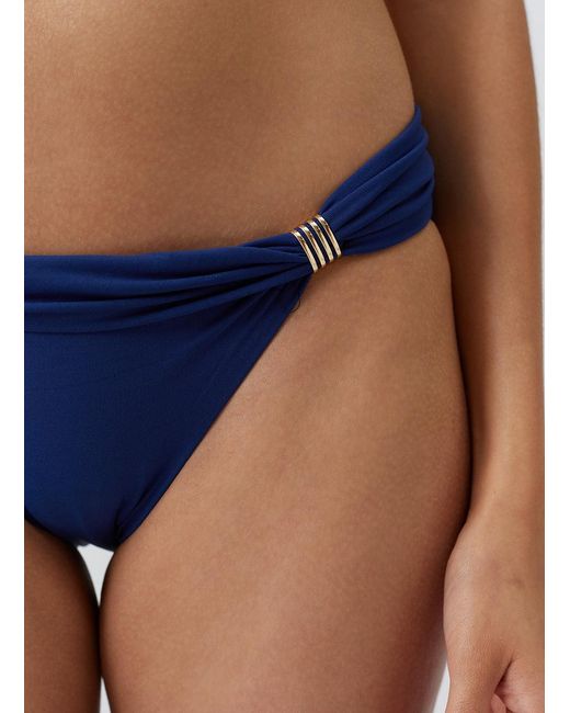 Melissa Odabash Blue Grenada Marine Bikini Bottom