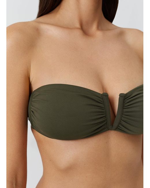 Melissa Odabash Green Alba Bikini Top