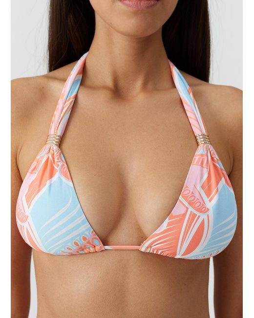 Melissa Odabash White Grenada Cosmic Bikini Top