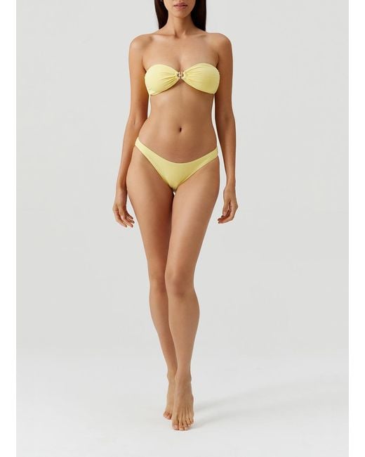 Melissa Odabash Yellow Istanbul Bikini Top