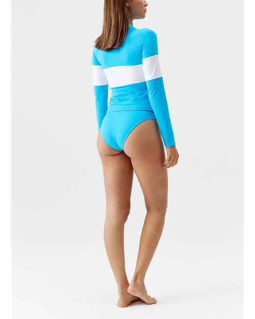 Melissa Odabash Blue Exclusive Santa Monica/ Bikini Top
