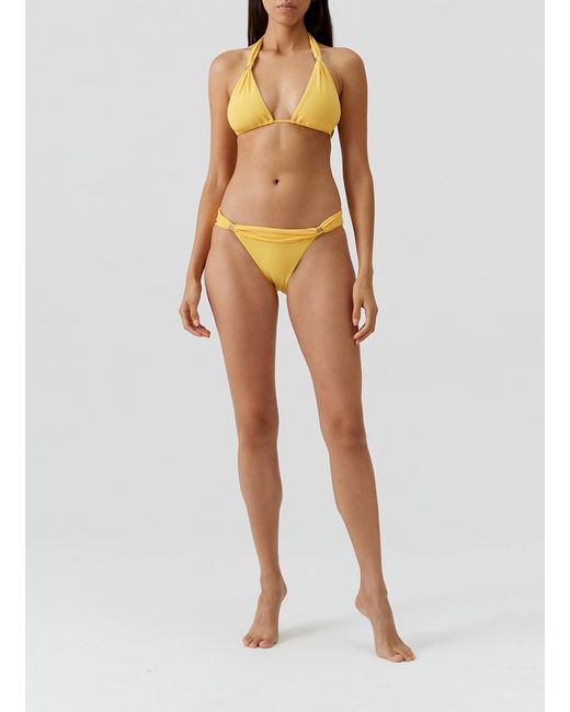 Melissa Odabash Yellow Grenada Sunflower Bikini Bottom