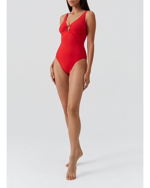Melissa Odabash Red Abruzzo Swimsuit