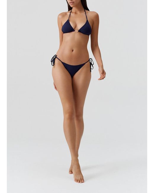 Melissa Odabash Blue Miami Bikini Bottom