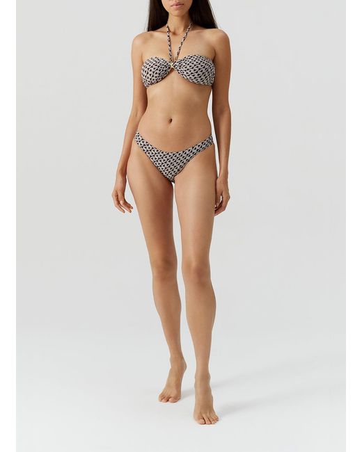 Melissa Odabash White Liguria Chain Bikini Top