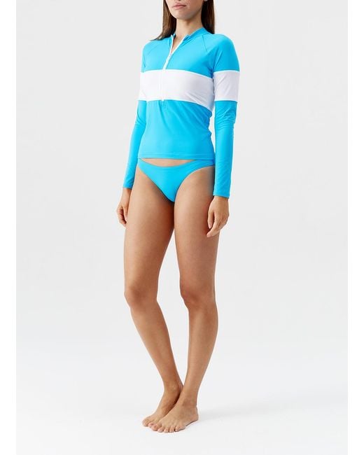 Melissa Odabash Blue Exclusive Santa Monica/ Bikini Top
