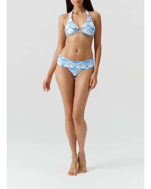 Melissa Odabash Blue Brussels Florian Bikini Top
