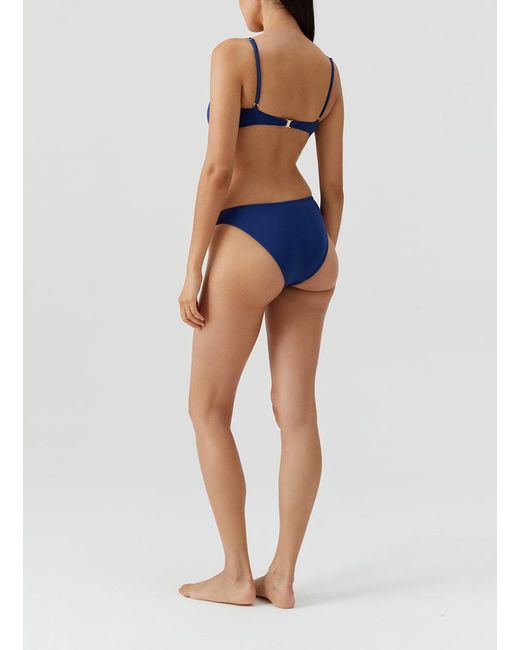 Melissa Odabash Blue Lima Marine Bikini Bottom