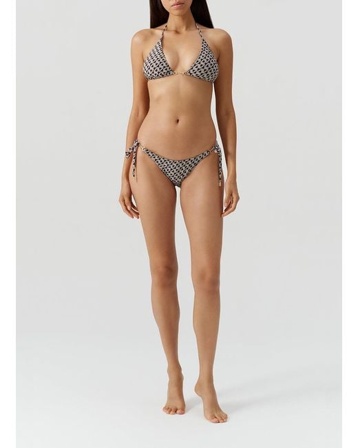 Melissa Odabash Brown Menorca Chain Bikini Bottom