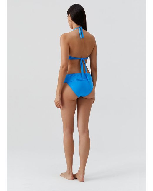 Melissa Odabash Blue Brussels Ocean Bikini Top