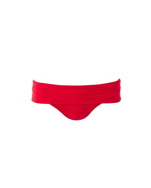 Melissa Odabash Red Brussels Bikini Bottom