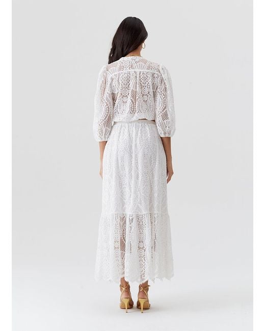 Melissa Odabash White Zia Skirt