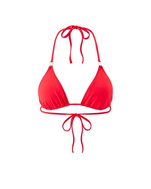 Melissa Odabash Red Cancun Bikini Top