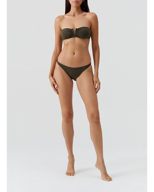Melissa Odabash Green Alba Bikini Top