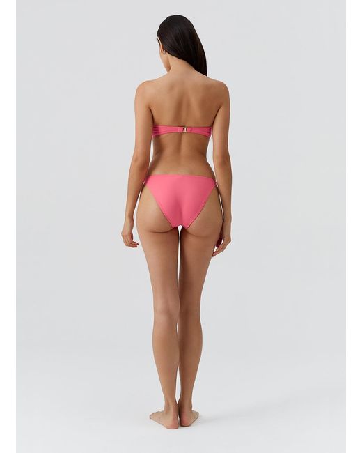 Melissa Odabash Pink Alba Coral Bikini Bottom