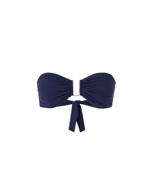 Melissa Odabash Blue Barcelona Bikini Top
