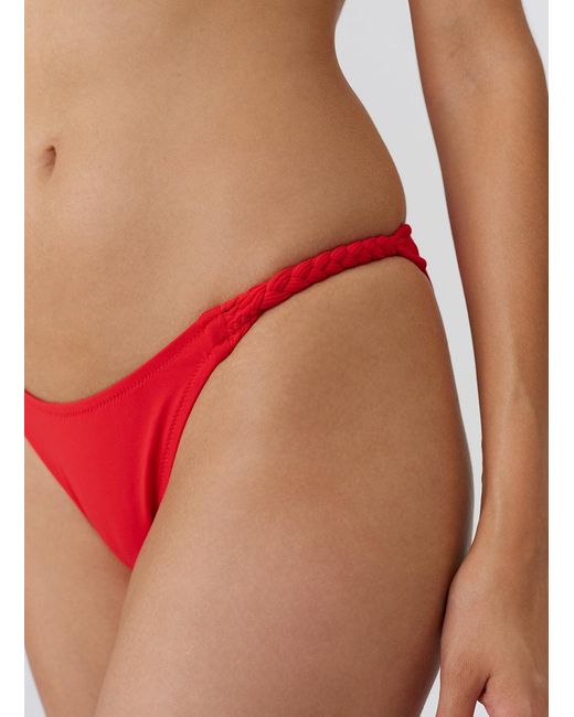 Odabash UK Red Memphis Bikini Bottom