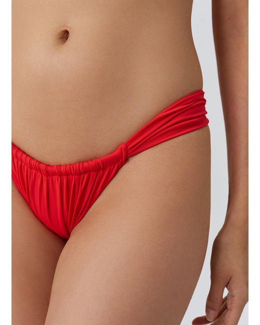 Melissa Odabash Red Exclusive Corvo Bikini Bottom