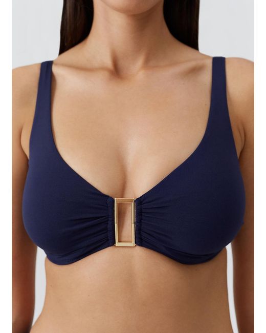 Melissa Odabash Blue Bel Air Bikini Bottom