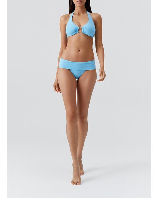 Melissa Odabash Blue Brussels Celeste Bikini Bottom