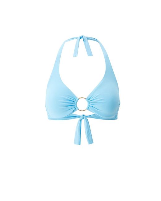 Melissa Odabash Blue Brussels Celeste Bikini Top
