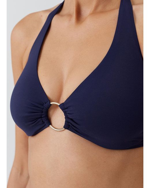 Melissa Odabash Blue Brussels Bikini Bottom