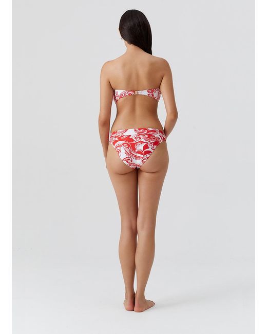 Odabash UK Pink Positano Floral Bikini Bottom