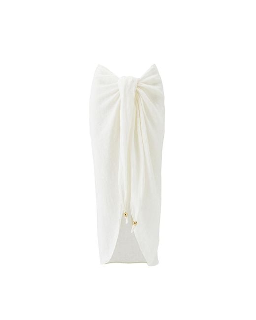 Melissa Odabash White Winnie Ivory Skirt