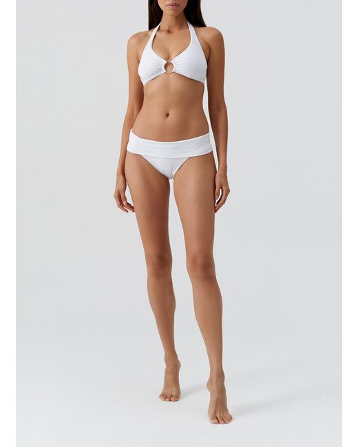 Melissa Odabash White Brussels Bikini Top
