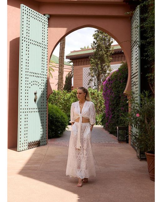 Melissa Odabash White Zia Skirt