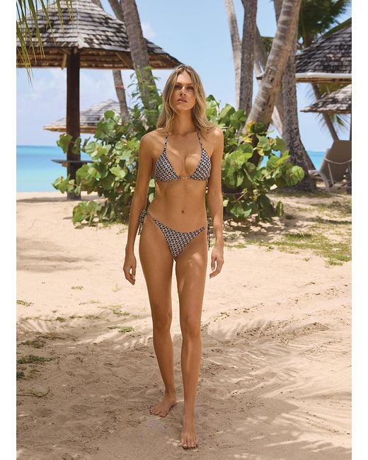 Melissa Odabash Brown Menorca Chain Bikini Bottom